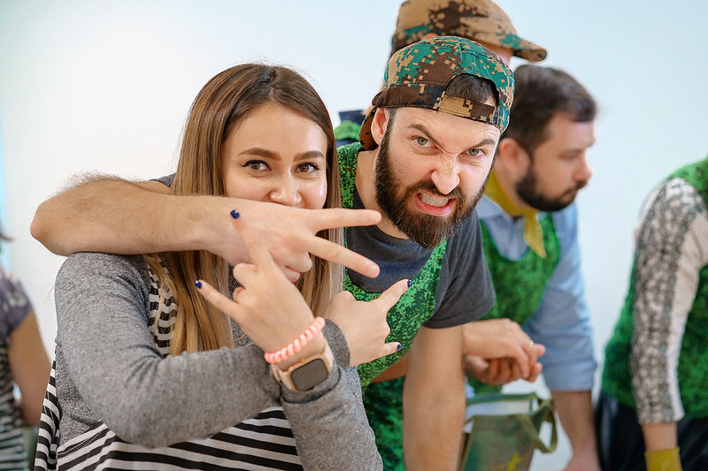 Корпоратив на День строителя в Tolyatti с уличными активностями